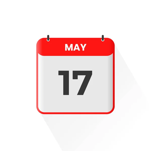 Ikonen För Maj Maj Kalender Datum Månad Ikon Vektor Illustratör — Stock vektor