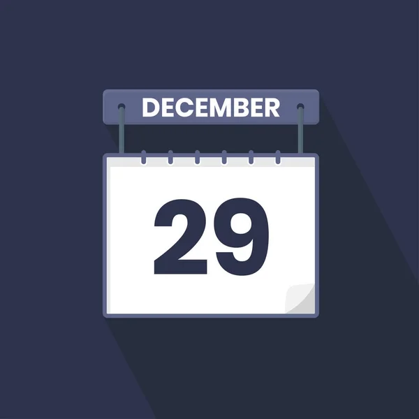 Значок Календаря Декабря Декабря Календарь Дата Месяц Иконка Вектор Иллюстратор — стоковый вектор