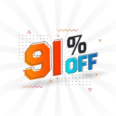 % 91 indirimli 3 boyutlu özel tanıtım kampanyası tasarımı. 3D indirimli satış ve pazarlama teklifinin% 91 'i.