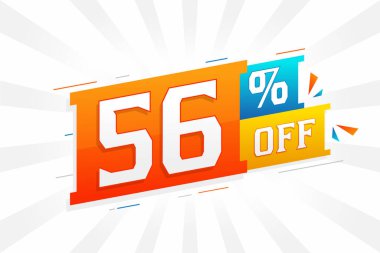 3D özel tanıtım kampanyası tasarımında% 56 indirim. 3D indirimli satış ve pazarlama teklifinin% 56 'sı.