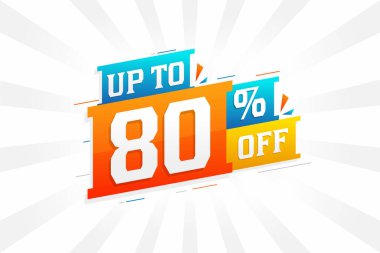 Reklam kampanyasında promosyon tasarımında yüzde 80 'e kadar indirim.