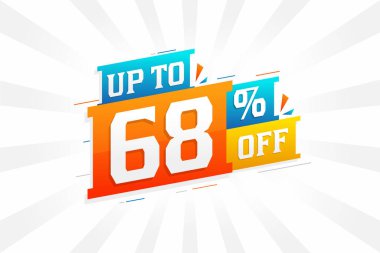 Reklam kampanyasında promosyon tasarımında yüzde 68 'e kadar indirim var..