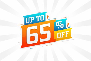 Reklam kampanyasında promosyon tasarımında yüzde 65 'e kadar indirim.