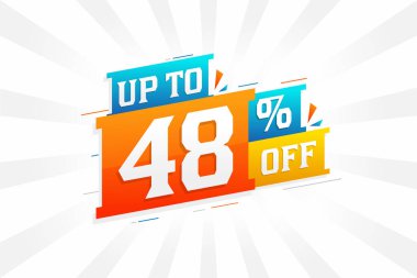 Reklam kampanyasında promosyon tasarımında yüzde 48 'e kadar indirim.