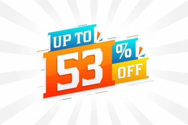 Reklam kampanyasında promosyon tasarımında yüzde 53 'e kadar indirim.