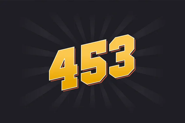 453 알파벳 453 — 스톡 벡터