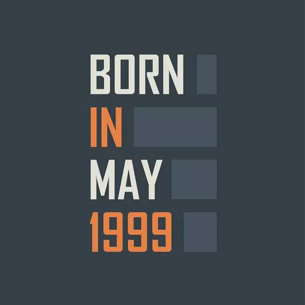 Γεννήθηκε Τον Μάιο Του 1999 Σχέδια Γενεθλίων Για Μάιο Του — Διανυσματικό Αρχείο
