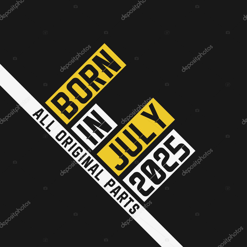 Nacido en julio de 2025, Todas las partes originales. Celebración de