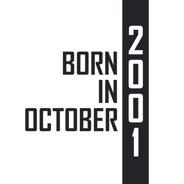 Γεννήθηκε Τον Οκτώβριο Του 2001 — Διανυσματικό Αρχείο