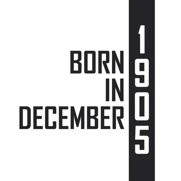 Родился Декабре 1905 Года День Рождения Тех Родился Декабре 1905 — стоковый вектор
