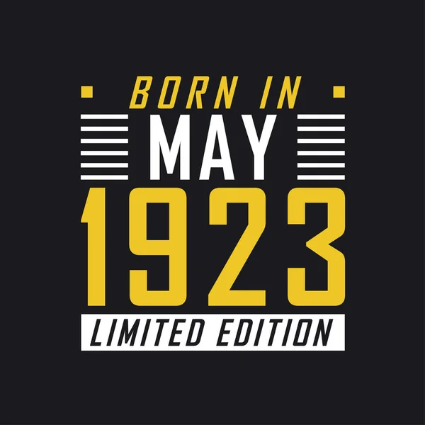 Γεννήθηκε Τον Μάιο Του 1923 Limited Edition Limited Edition Tshirt — Διανυσματικό Αρχείο