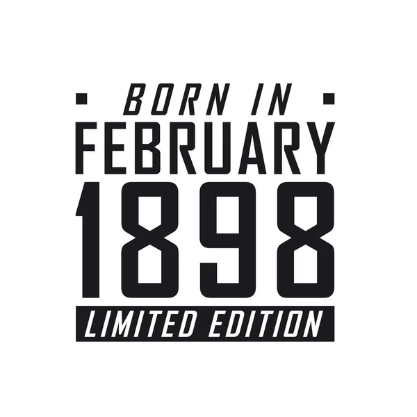 Родился Феврале 1898 Года День Рождения Тех Родился Феврале 1898 — стоковый вектор