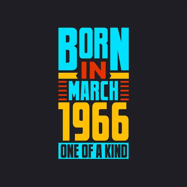 Γεννήθηκε Τον Μάρτιο Του 1966 Μοναδικό Στο Είδος Του Περήφανος — Διανυσματικό Αρχείο
