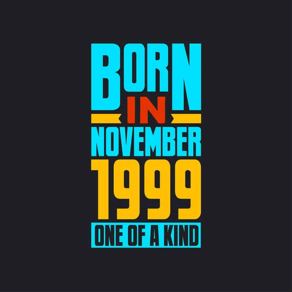 1999年11月生まれ 1999年の誕生日プレゼント — ストックベクタ
