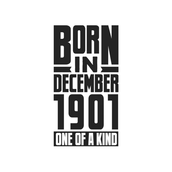 Γεννήθηκε Τον Δεκέμβριο Του 1901 Σχέδια Γενεθλίων Για Δεκέμβριο Του — Διανυσματικό Αρχείο