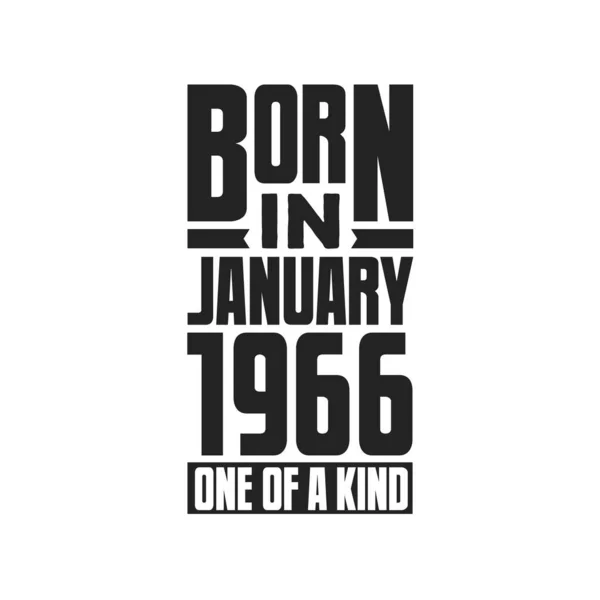 Γεννήθηκε Τον Ιανουάριο Του 1966 Μοναδικό Στο Είδος Του Σχέδια — Διανυσματικό Αρχείο