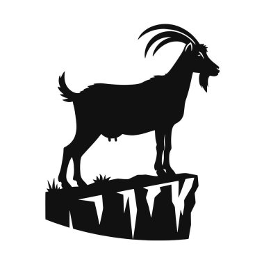 Vahşi Yaşam Sanatı, Seyahat Zirvesi ve Egzotik Hayvan Tasarımları için Çöl Yürüyen Deve Silueti Kara Vektör Grafiği.