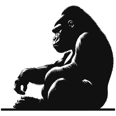 Vahşi Yaşam Sanatı, Seyahat Zirvesi ve Egzotik Hayvan Tasarımları için Çöl Yürüyen Deve Silueti Kara Vektör Grafiği.