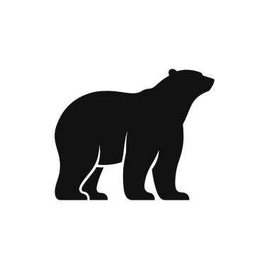 Kuzey Kutbu 'nda yaşayan kutup ayılarının silueti.