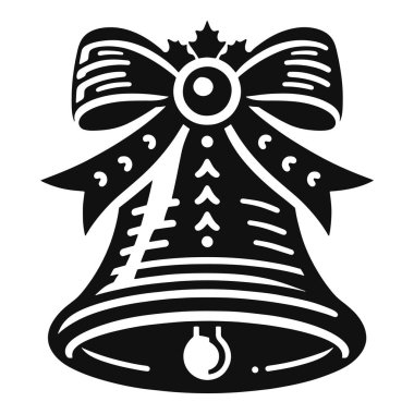 Noel zencefilli adam silueti, düğmeleri ve papyon siyah vektörü bayram dekorasyonu için.