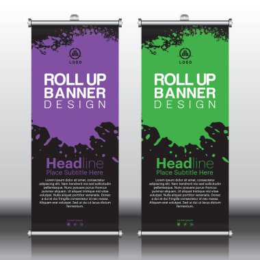 Geometrik Desenli Yaratıcı Yuvarlan Sancak Tasarımı