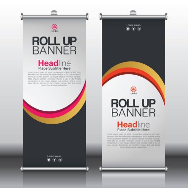 Geometrik Desenli Yaratıcı Yuvarlan Sancak Tasarımı