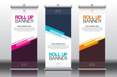 Geometrik Desenli Yaratıcı Yuvarlan Sancak Tasarımı