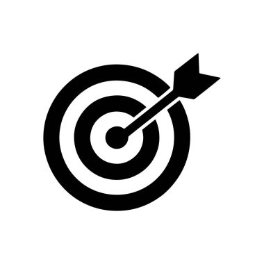 Arrow Başarı Hedefi Sembollü Hedef Simgesi