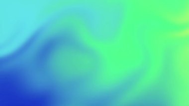 Sıvı Serenity 'ye dalın. Büyüleyici Mavi Yeşil Gradyan Arkaplan Canlandırması