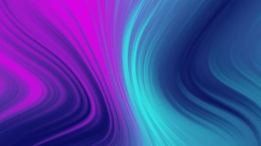 Muhteşem Görseller 'e dalın. Büyüleyici Mor Mavi Dalga Gradyan Arkaplan Canlandırması