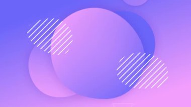 Purple Elegance 'a dalın. Sıvı Gradyan Arkaplan Canlandırması Büyüleyici