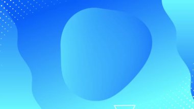 Serene Akıcı 'ya dalın. Büyüleyici Mavi Sıvı Gradyan Arkaplan Canlandırması