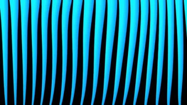 Hipnotize edici soyut şablondaki canlı mavi kıvrımlar.