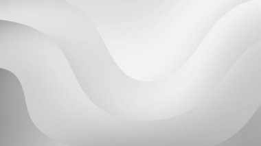 Minimalist gri dalga desen döngü arkaplan canlandırması.