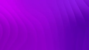 Zarif soyut mor eğimli dalgalı çizgiler döngü arkaplan canlandırması.