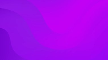 Minimalist mor eğimli dalga deseni döngüsü arkaplan canlandırması.