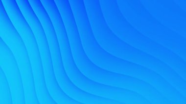 Parlak mavi eğriler modern soyut döngü arkaplan animasyonunu oluşturur.