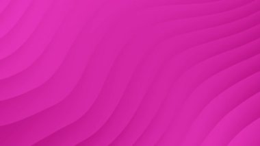Parlak pembe eğimli soyut dalgalı desen döngüsü arka plan animasyonu.