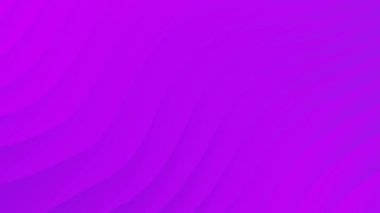 Parlak mor eğimli soyut dalgalı desen döngüsü arkaplan canlandırması.