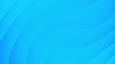 Soyut mavi eğimli dalgalar parlak döngü arkaplan canlandırması.