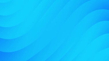 Modern soyut mavi eğimli dalga desen döngüsü arka plan animasyonu.