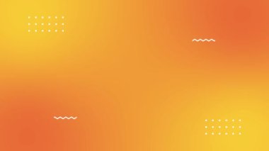 Minimalist turuncu eğimli döngü canlandırma arka planı, sunumlar veya dijital içerik için ideal.