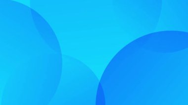 Görüntü animasyonunu döndürmek için minimalist, minimalist arkaplan üzerine minimalist mavi eğimli daireler.