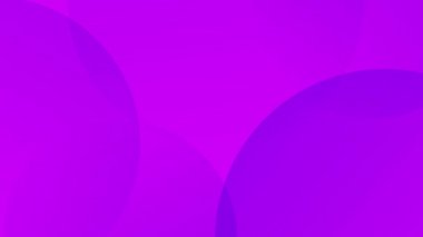 Görüntü animasyonu için minimalist mor eğimli çemberler beyaz, minimalist arkaplan.