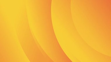 Kıvrımlı şekillere sahip minimal turuncu gradyan animasyonu, video animasyonunu döndürmek için minimal arkaplan.