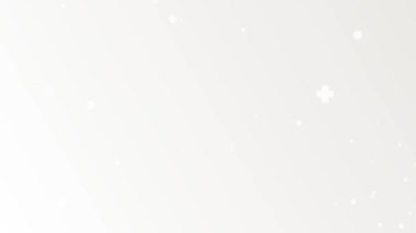 Beyaz geometrik şekilli beyaz arkaplan animasyon, modern görsel efektler için kusursuz video döngüsü.