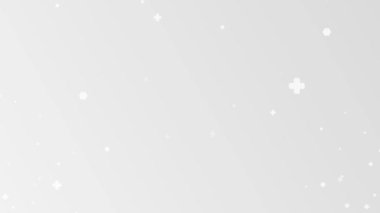 Beyaz geometrik şekilli gri arkaplan animasyon, modern görsel efektler için kusursuz video döngüsü.