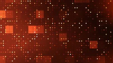 Koyu Turuncu Nokta Deseni Kusursuz Arkaplan Döngüsü.