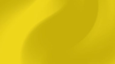 Sarı Soyut Dalga Deseni Arkaplan Döngüsü.