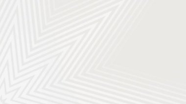Beyaz Geometrik Çizgili Desen Arkaplan Döngüsü.